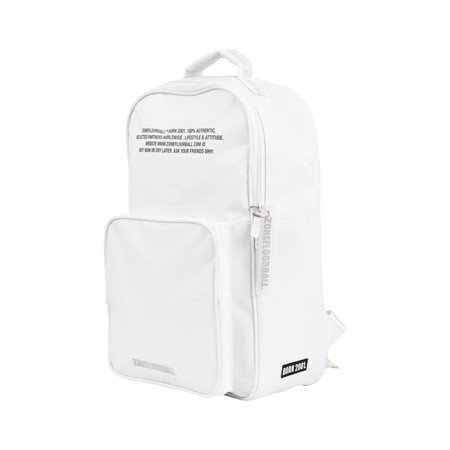 Zone floorball Backpack BRILLIANT+ white/silver Rucksack
