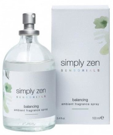 Simply Zen Sensorials Balancing Ambient Fragrance Spray fragrant spray with a harmonizing woody scent