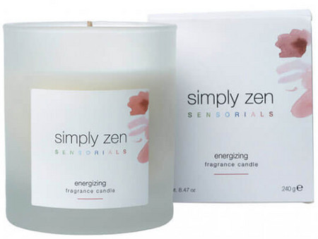 Simply Zen Sensorials Energizing Fragrance Candle scented candle with energizing scent