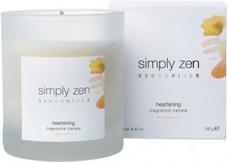 Simply Zen Sensorials Heartening Fragrance Candle scented candle with a stimulating scent