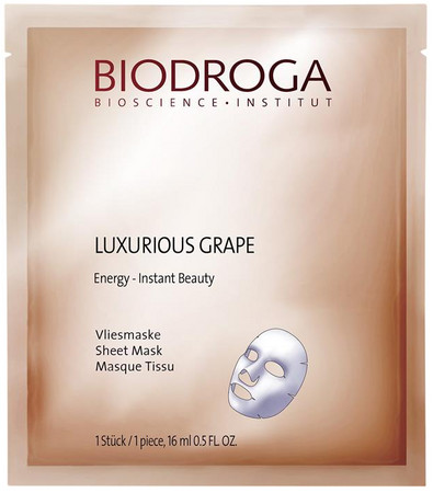 Biodroga Luxurious Grape Energy Vliesmaske revitalizační maska na pleť