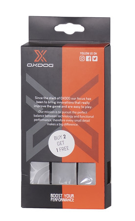 Oxdog BOOST 3 PACK GRIP Grey Griff 3St