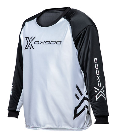OxDog XGUARD GOALIE SHIRT White/Black, padded Brankársky dres