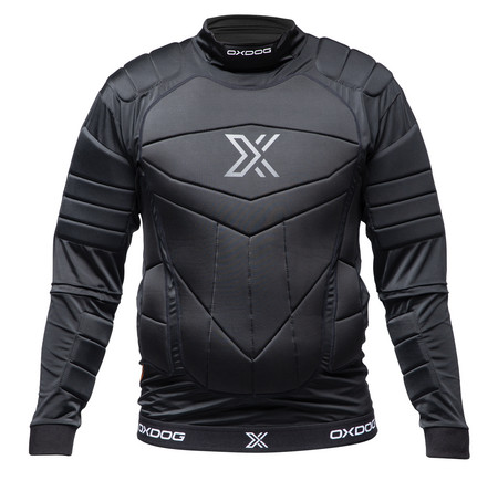 OxDog XGUARD PROTECTION SHIRT LS Black Brankárska vesta