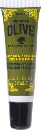 Korres Pure Greek Olive Nourishment Lip Oil caring lip oil with honey flavor