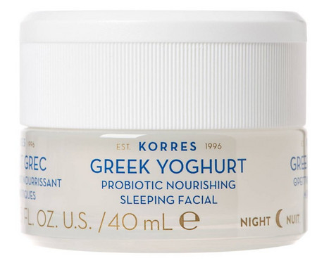 Korres Greek Yoghurt Sleeping Facial vyživujúci nočný krém