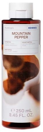 Korres Mountain Pepper Showergel sprchový gel s pepřovou vůní