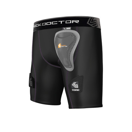 Shock Doctor 366 Core Women's Compression Hockey Short With Pelvic Protector Kompresný šortky s dámskym suspenzorom