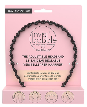 Invisibobble Hairhalo True Dark Sparkle adjustable headband