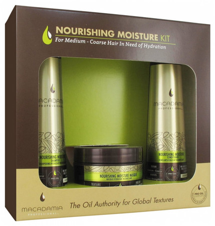 Macadamia Nourishing Repair Travel Kit moisturizing set for normal to coarse hair