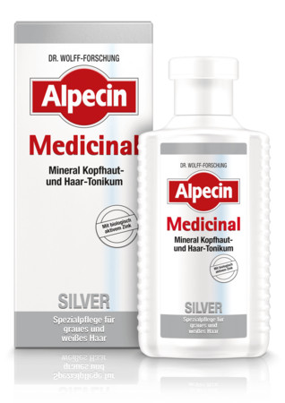 Alpecin Medicinal Silver Tonikum tonikum pre neutralizáciu žltých tónov