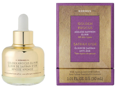 Korres Golden Krocus Saffron Elixir saffron elixir against skin aging