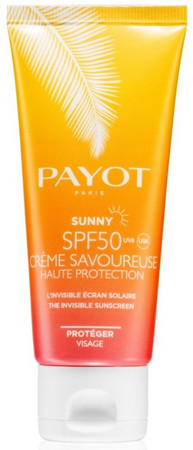 Payot Sunny SPF 50 Creme Savoureuse face sunscreen with SPF 50