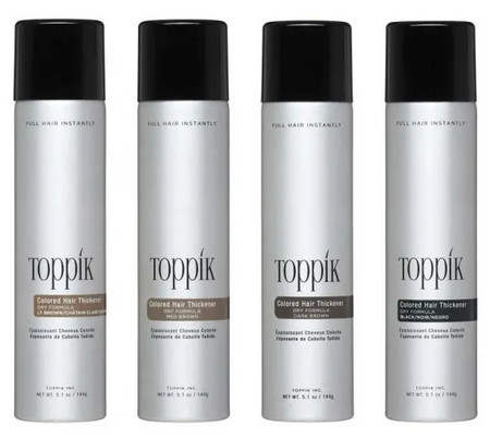 Toppík Colored Hair Thickener coloring spray for a thicker hair appearance