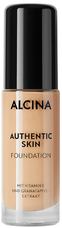 Alcina Authentic Skin Foundation makeup for a natural look