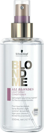 Schwarzkopf Professional BlondME All Blondes Light Spray Conditioner light leave-in conditioner