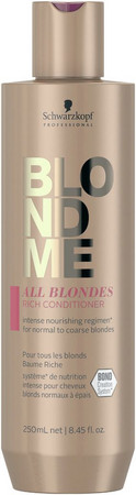 Schwarzkopf Professional BlondME All Blondes Rich Conditioner conditioner for normal and strong blonde hair