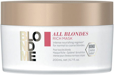 Schwarzkopf Professional BlondME All Blondes Rich Mask Maske für normales und kräftiges blondes Haar