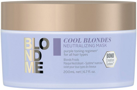 Schwarzkopf Professional BlondME Cool Blondes Maske neutralisierende Maske für blondes Haar