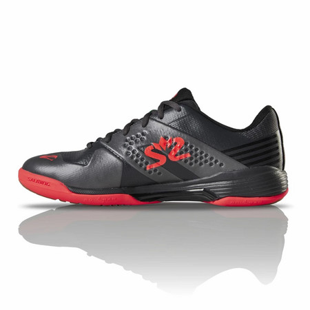 Salming Viper 5 Shoe Men GunMetal/Red Indoor shoes