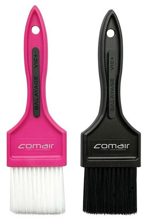 Comair Balayage Dye Brush Set black & pink Färbepinsel