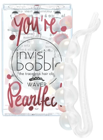 Invisibobble Sparks Flying Waver You're Pearlfect hair clip with pearls