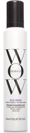 Color WOW Color Control Purple Toning + Styling Foam tónovacia pena pre blond vlasy