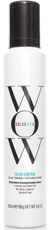 Color WOW Color Control Blue Toning + Styling Foam tónovací pěna pro tmavé vlasy