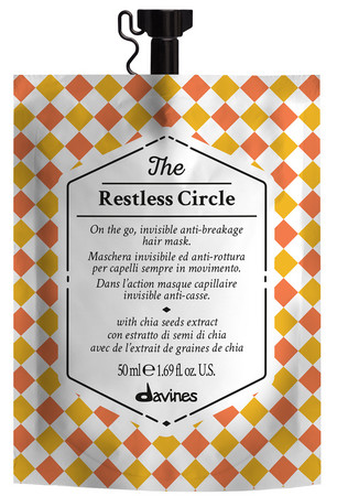 Davines The Restless Circle on the go, colourless anti-breakage hair mask