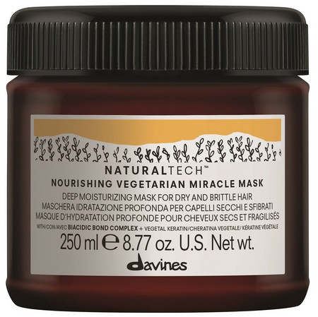 Davines NaturalTech Nourishing Vegetarian Miracle Mask nourishing mask for dry and unruly hair