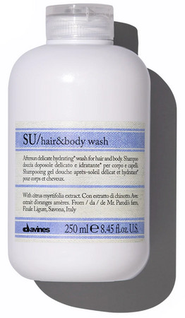 Davines SU Hair & Body After Sun Wash shower gel for body and hair