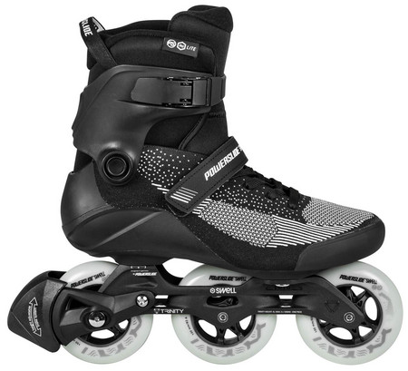 Powerslide Kolečkové brusle Swell Lite Black 100 Trinity Roller-skates