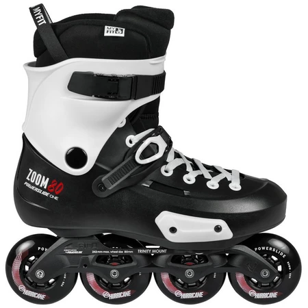 Powerslide Zoom Pro Black 80 Trinity Rollschuhe