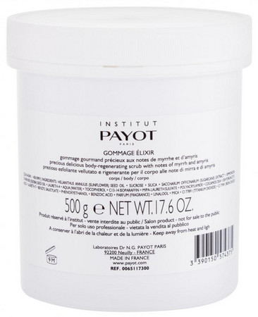 Payot Gommage Elixir Experience body regenerating scrub
