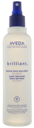 Aveda Brilliant Hold Hair Spray medium hold spray for definition and shine