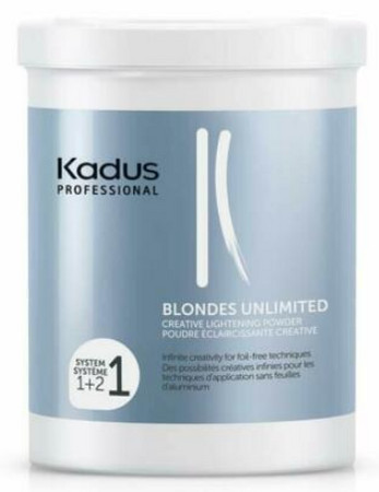 Kadus Professional Blondes Unlimited Creative Lightening Powder zosvetľujúci prášok pre techniky voľných rúk