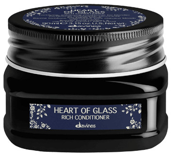 Davines Heart of Glass Rich Conditioner kondicioner pro přírodní a chemicky ošetřené blond vlasy