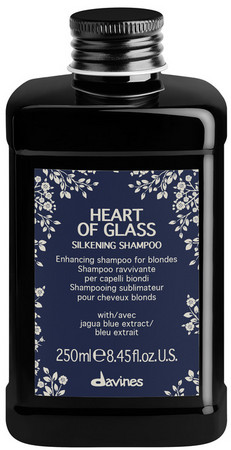 Davines Heart of Glass Silkening Shampoo šampón pre prírodné a chemicky ošetrené blond vlasy