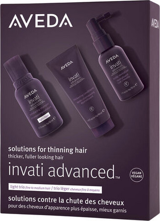 Aveda Invati Advanced Light Trio Set set for fine thinning hair