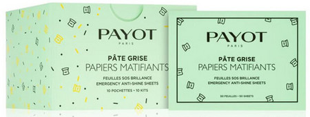 Payot Paris Pate Grise - Carta Assorbente Per Il Viso, 1 Unità, Controllo Dell'Effetto Sebo In Tempo Reale