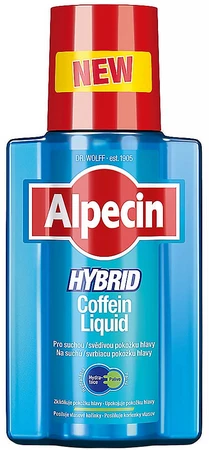Alpecin Hybrid Coffein Liquid Feuchtigkeitsspendendes Tonikum für trockene Kopfhaut.