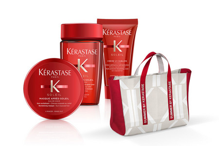 Kérastase Soleil Set V. travel set for sun stressed hair + FREE BAG