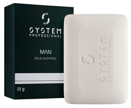 System Professional Man Solid Shampoo tuhý šampon pro muže