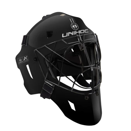 Unihoc ALPHA PRIME black Goalie Helm