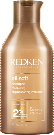 Redken All Soft Shampoo moisturizing shampoo for dry, brittle hair