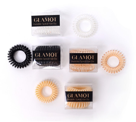 Glamot Invisible Hair Band spiral Haargummi