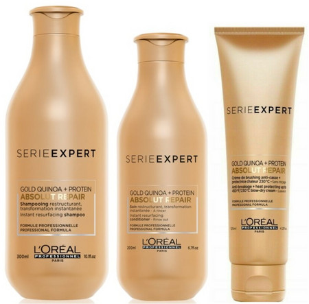 L'Oréal Professionnel Série Expert Absolut Repair Gold Quinoa + Protein Set hair regeneration set