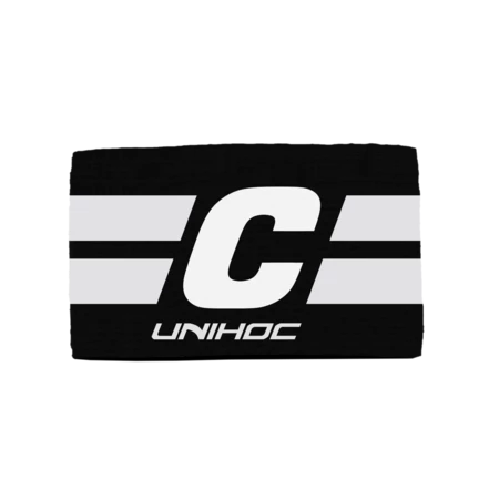 Unihoc LEADER black/white Kapitän Band