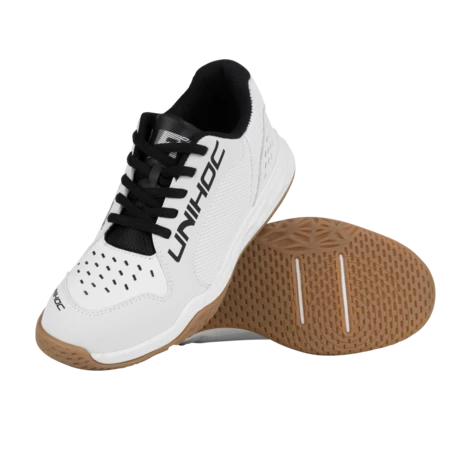 Unihoc Shoe U5 PRO JR Unisex white/black Hallenschuhe