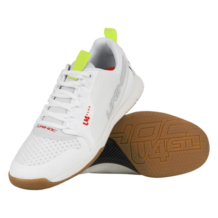 Unihoc Shoe U4 PLUS Women white/silver Indoor shoes